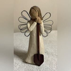 Vintage Susan Lordi Demdaco Willow Tree Angel of the Garden Figurine 2002 5.5”T